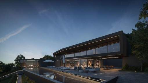Luxurious, modern villa with contemporary architecture and sea views in Puerto Portals Luxurious, modern villa with contemporary architecture and sea views in Puerto Portals