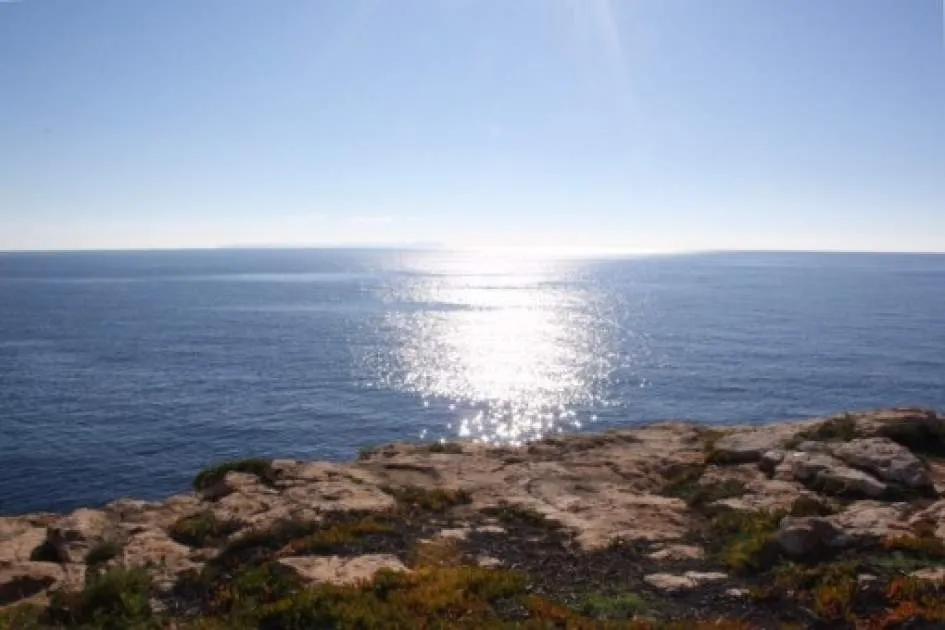 Spectacular plot on the 1st sea line with views to the island of Cabrera
