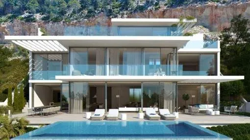 Newly-built villa with sea views in Puerto Andtatx Newly-built villa with sea views in Puerto Andtatx