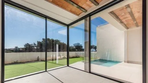 New construction first floor apartment with garden and pool in Colonia St. Jordi New construction first floor apartment with garden and pool in Colonia St. Jordi