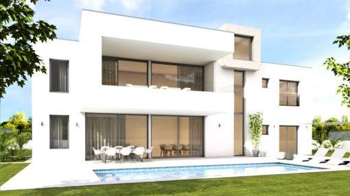Minimalist newly-built villa on the first sea line close to Palma Minimalist newly-built villa on the first sea line close to Palma