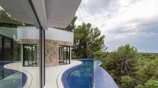 Exquisite villa project with a spectacular view in Cas Catala