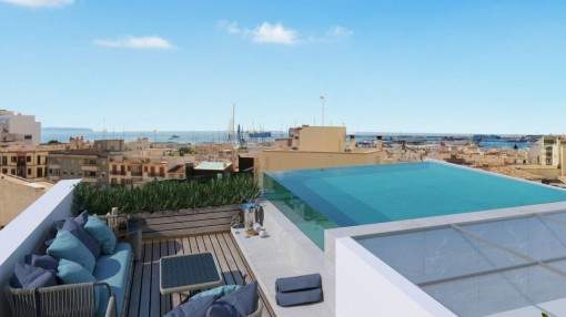 Exclusive apartment with roof terrace, pool and wonderful views in Santa Catalina Exclusive apartment with roof terrace, pool and wonderful views in Santa Catalina