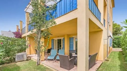 Excellent ground floor apartment with garden and pool in Cala Mandia Excellent ground floor apartment with garden and pool in Cala Mandia