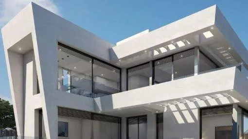 Modern designer-villa on the first sea line in Cap des Moro