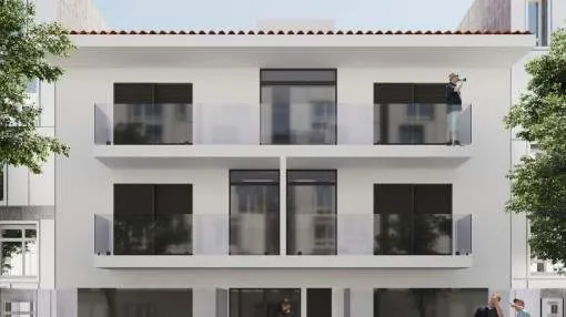 Modern apartment under construction between Alcudia and Bahia de Pollenca