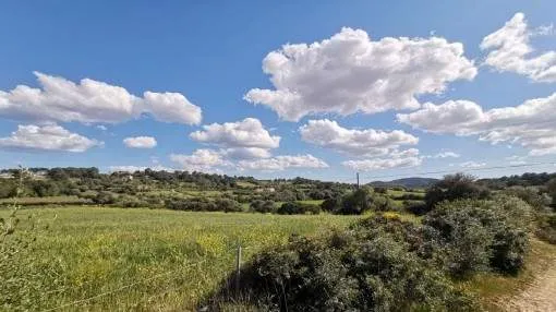 Beautiful building plot with panoramic views near Manacor Beautiful building plot with panoramic views near Manacor