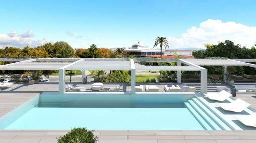 Penthouse with seaview and pool on the roof-purchase Penthouse with seaview and pool on the roof-purchase