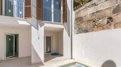 Modern living in Pollensa in a recently completed village house with its own pool