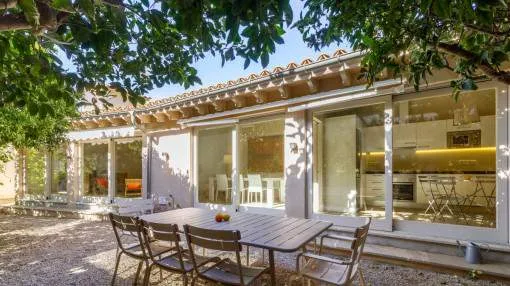 Renovated house with garden and large roof terrace with panoramic views in Soller
