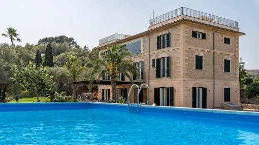 Modern, renovated finca with a separate guest house and apartment near Son Moix, Palma