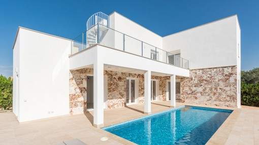 New build modern detached house close to the renowned beach of Es Trenc New build modern detached house close to the renowned beach of Es Trenc