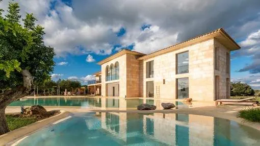 Unique modern country house with pool and fabulous views in Ses Salines Unique modern country house with pool and fabulous views in Ses Salines