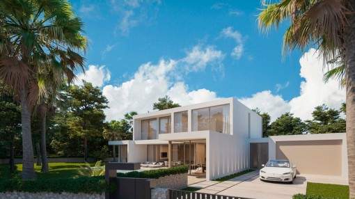 New, minimalistic villa project with pool in Santa Ponsa New, minimalistic villa project with pool in Santa Ponsa