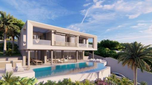 Spectacular, luxurious newly-built villa with sea views in Portals Nous Spectacular, luxurious newly-built villa with sea views in Portals Nous