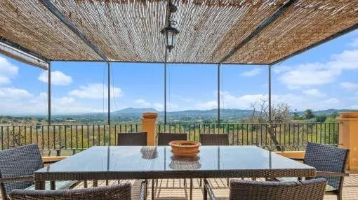 Unique investment object on the outskirts of Selva with touristic rental licence and breathtaking views over the island