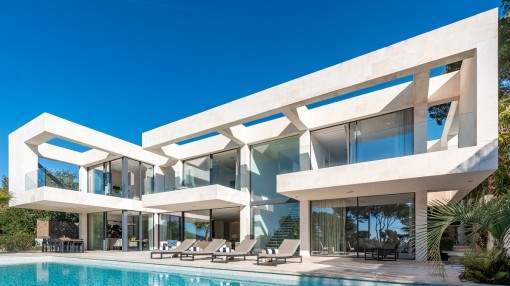 Newly-built villa with sea views in a quiet residential area in Portals Newly-built villa with sea views in a quiet residential area in Portals