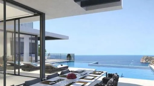Elegant designer-villa with fantastic sea views in Cala Llamp Elegant designer-villa with fantastic sea views in Cala Llamp