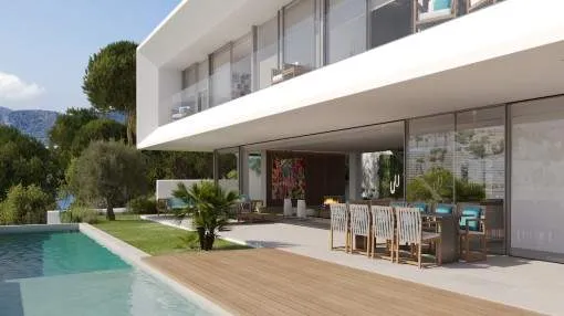 Luxurious, newly-built villa with direct access to the harbour of Santa Ponsa