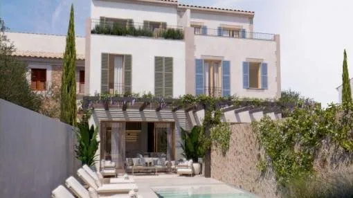 Exclusive town-house with large terrace and jacuzzi in Santanyi Exclusive town-house with large terrace and jacuzzi in Santanyi