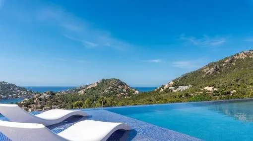 An exceptional, unique property with panoramic views in Puerto de Andratx