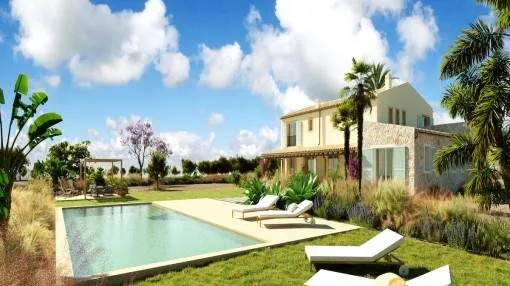 Wonderful newly-built finca in a quiet location in Campos Wonderful newly-built finca in a quiet location in Campos