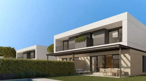Modern, comfortable newly-built semi-detached houses in Puig de Ros
