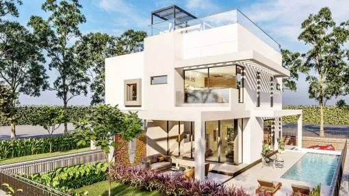 Modern, newly-built designer-villa in Puig de Ros Modern, newly-built designer-villa in Puig de Ros