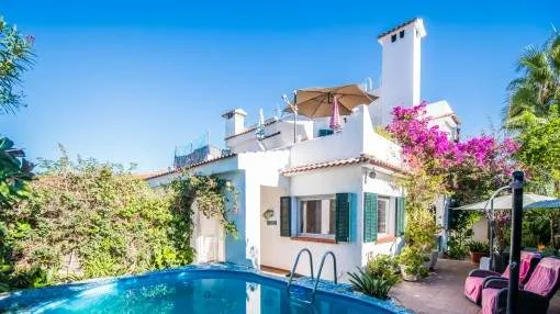 Cozy semi-detached house with sea views and private swimming pool in Can Picafort Cozy semi-detached house with sea views and private swimming pool in Can Picafort