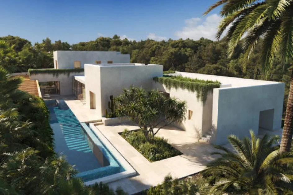 Project with licence for a wonderful villa in Cala Vinyes