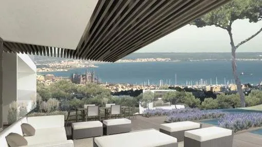 Unique building plot with spectacular sea views, ideal for investors in Son Vida