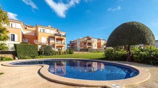 Fantastic penthouse with roof top terrace and community pool in Palma, Son Gual