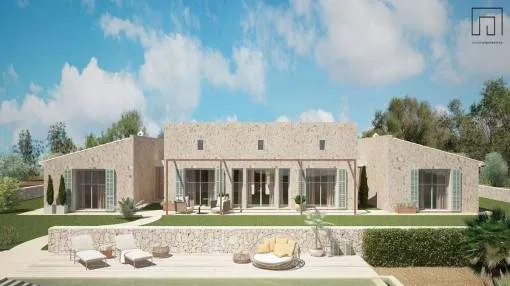 Wonderful building plot in absolute tranquillity with spectacular views and an approved building project in Montuiri Wonderful building plot in absolute tranquillity with spectacular views and an approved building project in Montuiri