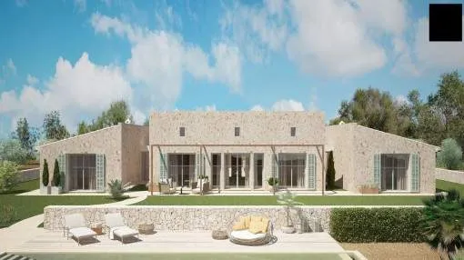 Wonderful building plot complete with an approved construction project and water source in Montuiri Wonderful building plot complete with an approved construction project and water source in Montuiri