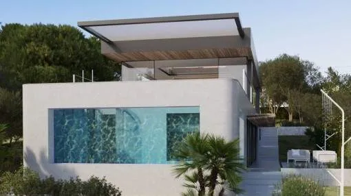 Highest quality designer-house in Cala Mandia