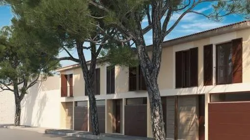 Newly-built duplex terraced house with terrace in Portol