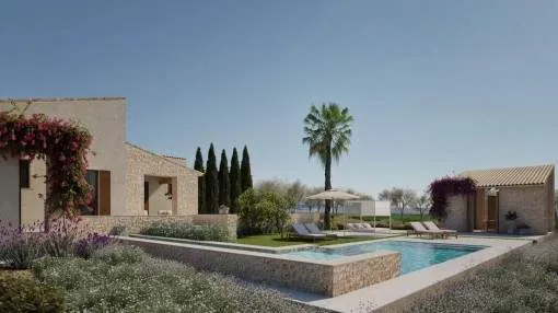 Exclusive newly-constructed finca with pool between Felanitx and Manacor Exclusive newly-constructed finca with pool between Felanitx and Manacor