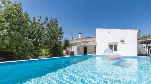 Attractive, modernised finca with pool and views of the mountains of Randa in Llucmajor