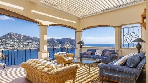 Exceptional villa with wonderful views on the La Mola promontory in Port Andratx Exceptional villa with wonderful views on the La Mola promontory in Port Andratx