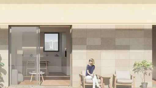 Newly built apartment with balcony and large roof terrace in Palma Newly built apartment with balcony and large roof terrace in Palma