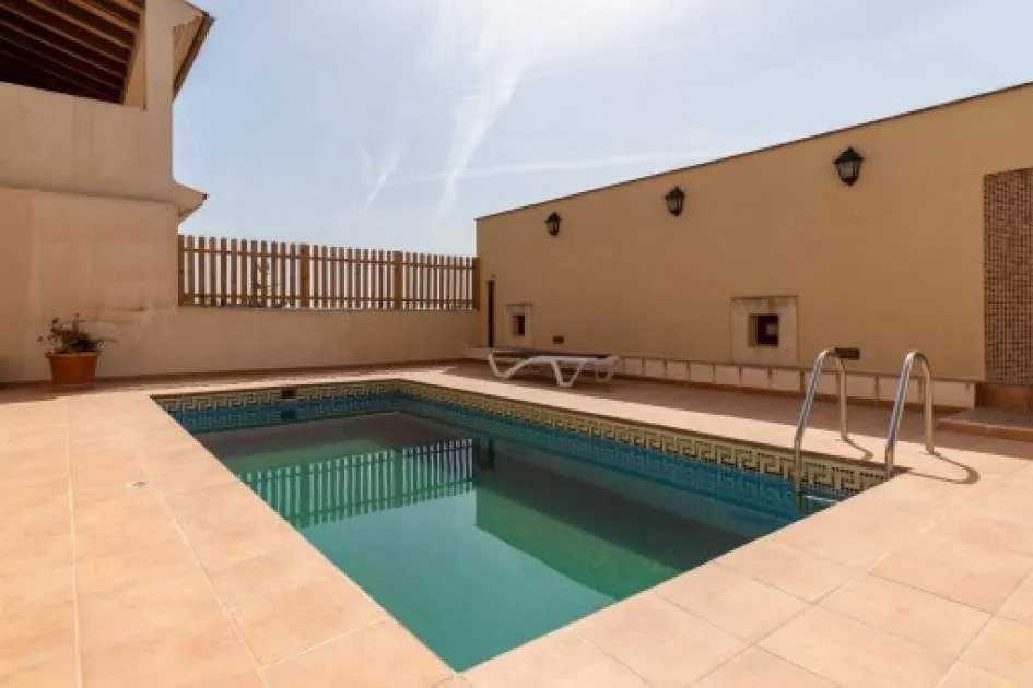 Maisonette-apartment with wonderful sweeping views and communal pool in Sant Joan