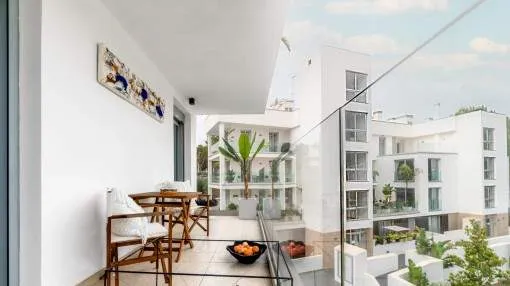 Modern apartment in a quiet residential complex with pool in Palmanova Modern apartment in a quiet residential complex with pool in Palmanova