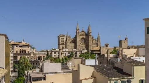 Newly-built penthouse with roof terrace in the old town of Palma