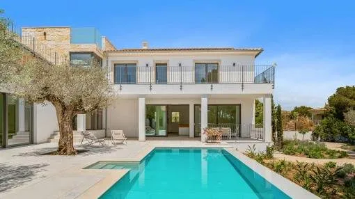 Imposing newly built villa with pool in the exclusive residential area of Sol de Mallorca Imposing newly built villa with pool in the exclusive residential area of Sol de Mallorca