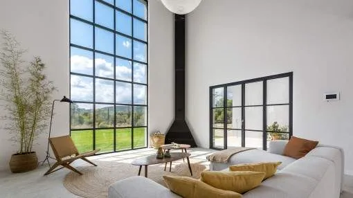 Exclusive newly-built finca with views of the Tramuntana mountains in Santa Maria Exclusive newly-built finca with views of the Tramuntana mountains in Santa Maria