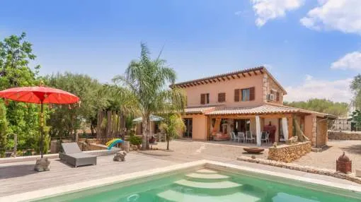 Beautiful rustic finca in a special style with guest house and beautiful views in Llubi Beautiful rustic finca in a special style with guest house and beautiful views in Llubi