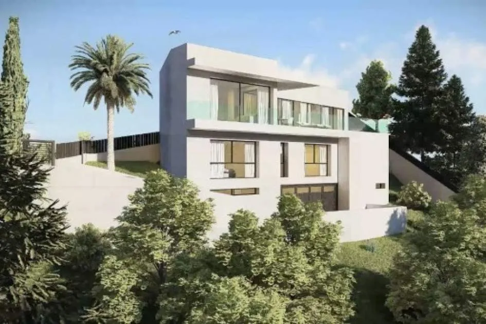 Newly-built villa project with pool in Costa d'en Blanes
