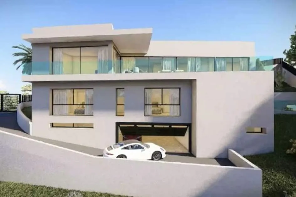 Newly-built villa project with pool in Costa d'en Blanes