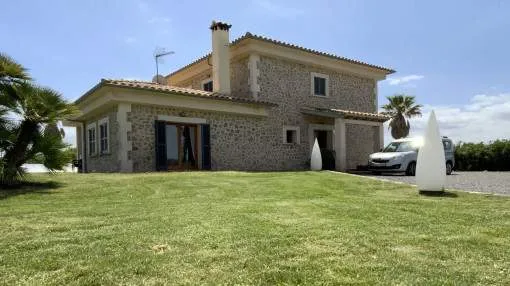 Natural-stone finca with pool and olive tree plantation near Playa de Muro