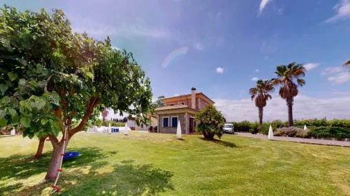 Natural-stone finca with pool and olive tree plantation near Playa de Muro Natural-stone finca with pool and olive tree plantation near Playa de Muro